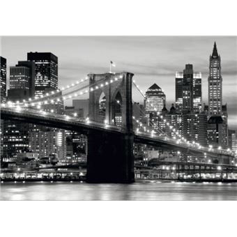 Papier peint Papier peint photo poster New York Ville Gris Pont 13n011p8