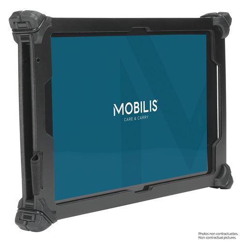 Mobilis RESIST Pack - Achterzijde behuizing voor tablet - robuust - zwart - voor Samsung Galaxy Tab S3