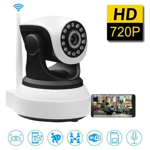 Caméra cachée Mini WIFI Webcam 720P KN-6650 Noir