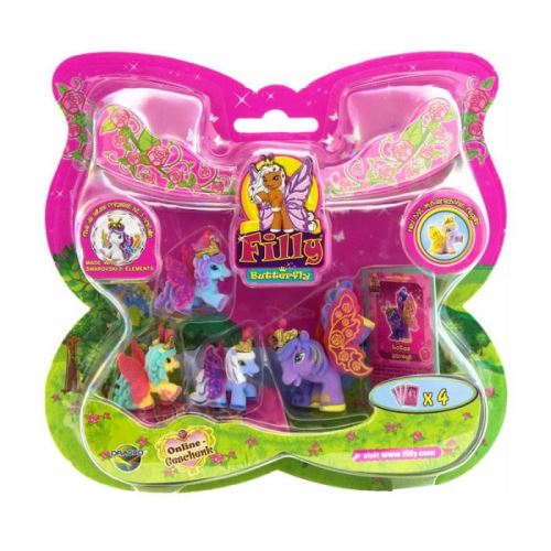 Blister de 4 mini personnages Filly Butterfly
