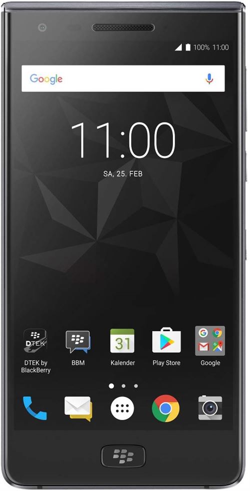Blackberry Motion Smartphone Smartphone (5,5 ), 12 Mp Appareil Photo, 4000 Mah Batterie Avec Chargement Rapide, 32 Go De Rom/Mémoire Ram 4 Go, À La Poussière Et Aux Éclaboussures (Ip67), Noir