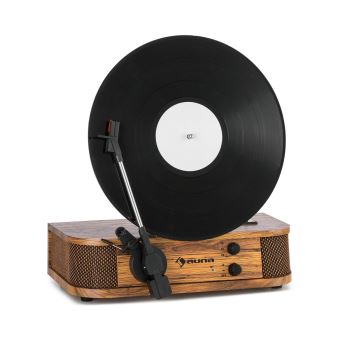 90 Sur Auna Verticalo Se Platine Vinyle Design Retro Usb Bluetooth 3 Vitesses De Lecture Bois Marron Platine Vinyle Achat Prix Fnac