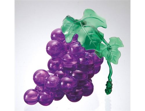 Puzzle 46 Pièces : Puzzle 3D en Plexiglas - Grappe de raisin, HCM Kinzel
