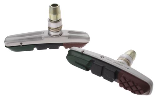 PROMAX Plaquettes V-frein 72 x 10,5 mm gr / B / 2 pièces br