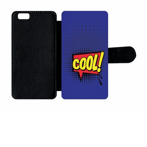 Etui À Rabat Apple Iphone 6s Cool Fond Bleu Lectrique