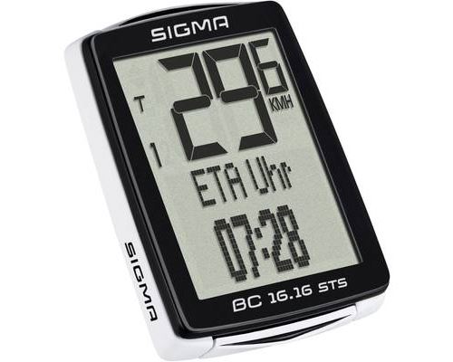Sigma Fietscomputer BC 16.16 STS zwart 1617