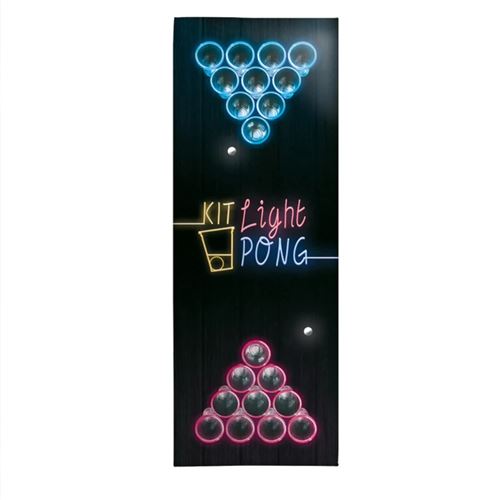 Kit De Beer Pong Lumineux Taille Unique