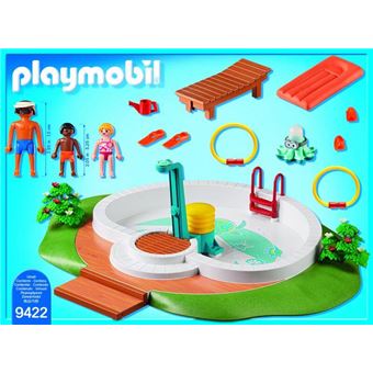 Playmobil Family Fun 9422 Piscine avec douche Playmobil Achat prix fnac
