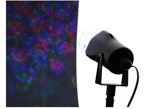 Projecteur laser caleidoscope 3 LED - multicolore