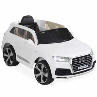 Audi Q7 Blanc Voiture Electrique 12v 1 Place 4x4 Pour Enfants