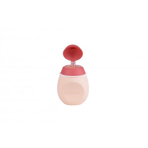 Gourde babysqueez' 2 en 1 - pink - beaba