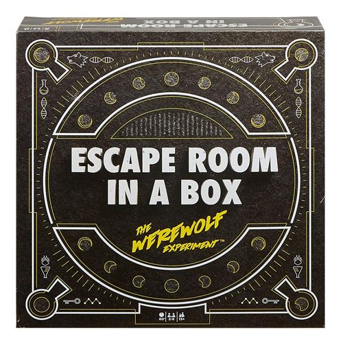 Mattel Fjr43 Escape pièce dans Une boîte Le Loup-Garou Experiment Jeu