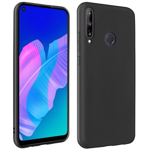 Avizar Coque Pour Huawei P40 Lite E Protection Silicone Flexible Résistant Ultra-fine Noir