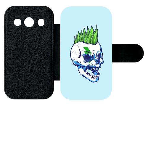 Etui À Rabat Samsung Galaxy Ace 4 G357 Motard Crane Vert