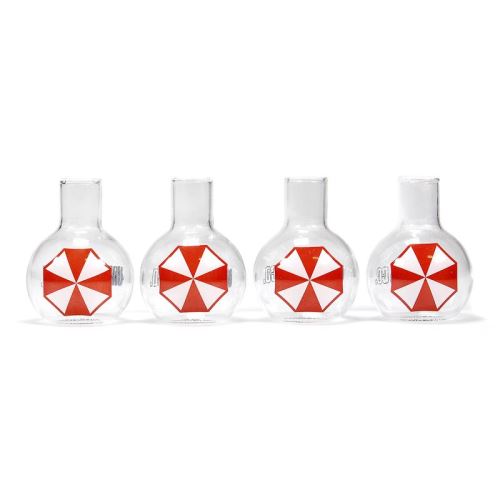 Set de 4 Verres à liqueur Resident Evil - Umbrella Corp.