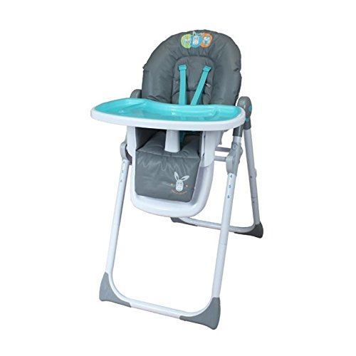 Bambikid chaise haute multiposition polo et ses amis turquoise