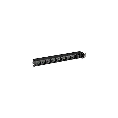 Eaton FlexPDU Unité de distribution électrique 8 FR 1 AC Outlet (S) 1U Noir (PDU) – Distributeur de courant unités (PDU) (standard, 1U, Noir, ce, 220–240, 16 A)