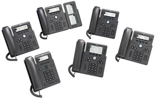 Cisco IP Phone 6821 - Téléphone VoIP avec ID d appelant/appel en instance - SIP, SRTP - 2 lignes