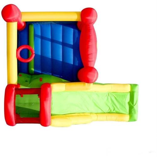 HAPPY HOP Château gonflable - Aire de jeux gonflable a air pulsé 6 en 1
