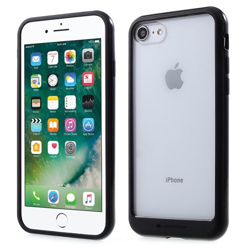 Coque en TPU détachable noir pour votre Apple iPhone 8/7 4.7 inch