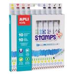 Maped - Feutres Duo Stamp Color'Peps - 8 Feutres Tampons - 1