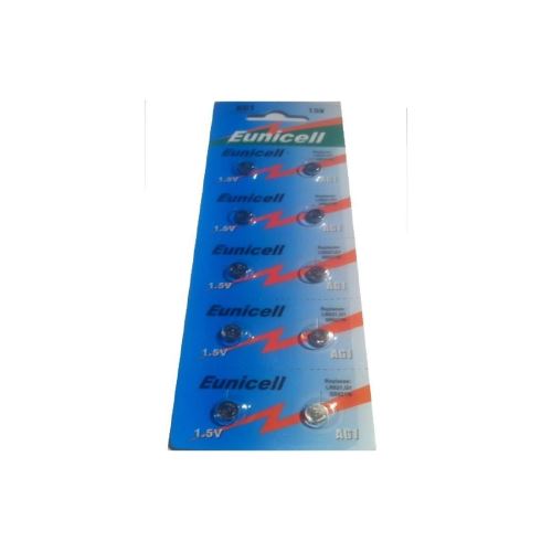 EUNICELL - Lot de 10 PILES AG1 LR621 164 364 531