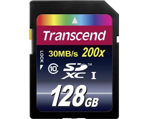 Transcend Premium - carte mémoire flash - 128 Go - SDXC