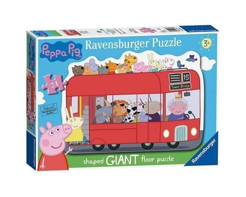 Ravensburger Peppa Pig London Bus, 24 Pièces