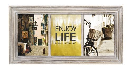 Zep 62y68 Parana Multi Views Voor 3 houten foto's Beige/grijs/zwart 15 X 20 Cm
