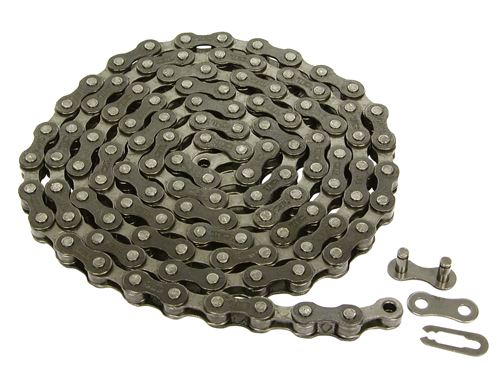 Dresco chaîne 1/2 x 1/8 112L 1 vitesse acier inoxydable argent