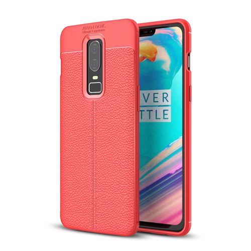 Coque en TPU rouge pour votre OnePlus 6