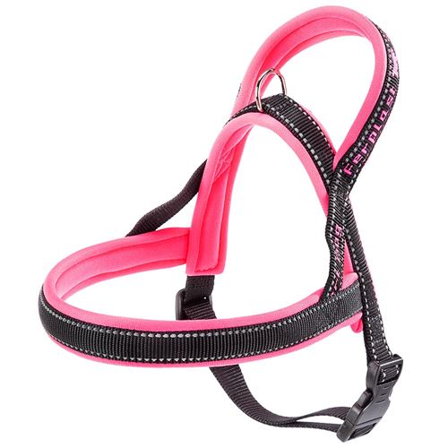 Ferplast Ferplast harnais de type suédois pour chiens SPORT DOG P SMALL, adaptabilité parfaite, rembourrage souple, coutures réfléchissantes, étiquette porte-nom, A: 48 cm - B: 58÷71 cm Fuschia Fuchsia