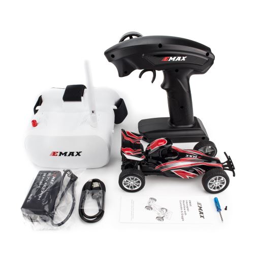 Interceptor 2.4G RWD FPV Transmission vidéo RC Voiture + télécommande + lunettes