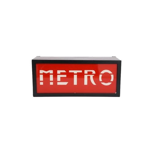 Sil - Boite lumineuse Métro