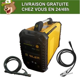 Poste à souder à l'arc Inverter 200A Silex® - Accessoires ...