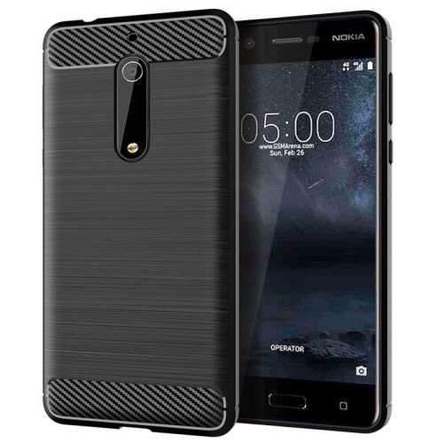 Etui Coque de protection durable souple pour Nokia 5 - Noir