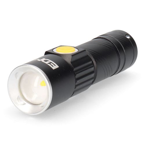 EDM Mini Lampe de Poche avec Zoom 1 LED 120 lumens Rechargeable 36388