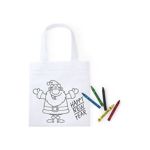 Sac à Colorier 145140 Couleur Blanc