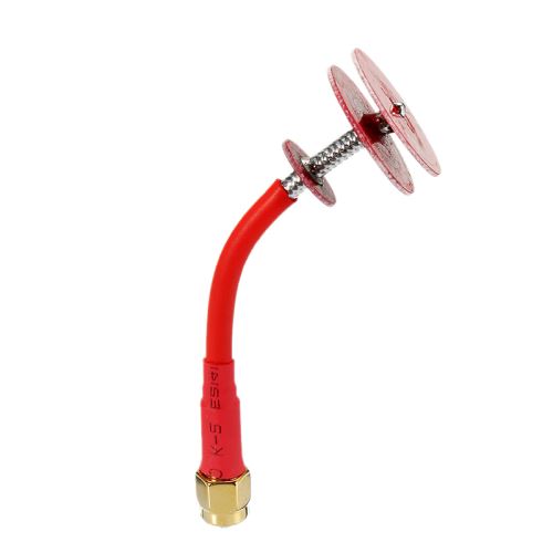 Realacc 5.8G 5dBi 50W Omnidirectionnel Omni FPV Flat Panel RHCP Red SMA