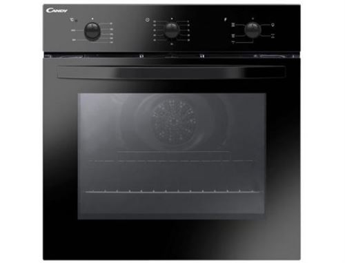 Candy Smart FCS 502 N/E - Four - intégrable - niche - largeur : 56 cm - profondeur : 56 cm - hauteur : 59 cm - classe A - noir