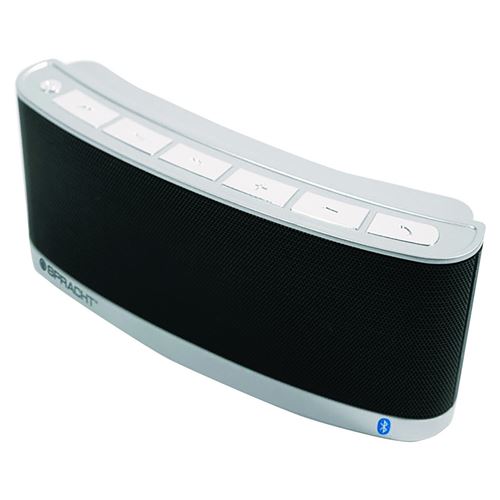 Spracht ws-4014 Black, Silver – portable speakers (sans fil, Bluetooth, A2DP, Black, Silver, tablette/smartphone, battery)