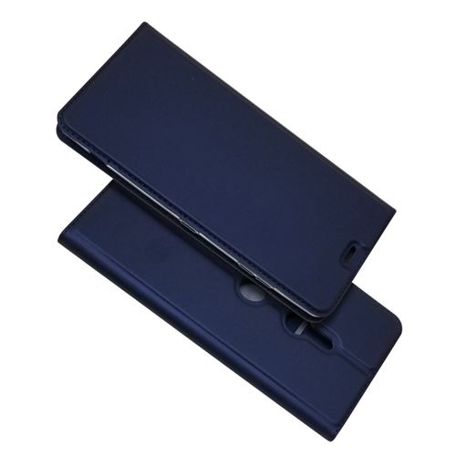 Etui en PU auto-absorbé bleu pour Sony Xperia XZ3