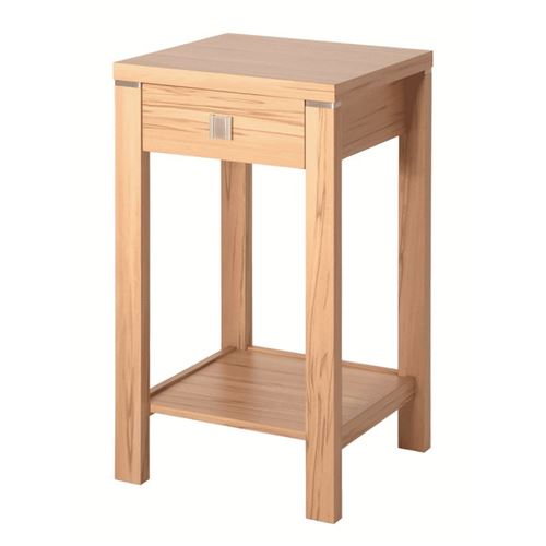 Paris Prix - Console 1 Tiroir En Bois vapori 73cm Naturel