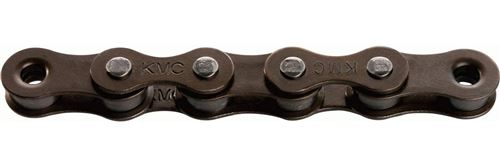 KMC chaîne Z1 large 1/2 x 1/8 pouce 112S simple vitesse marron