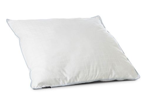 Oreiller extra plat en flocons 100% polyester - 50 x 70 cm