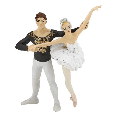 Figurine ballerine et son danseur papo