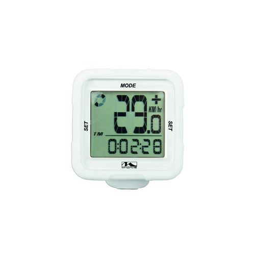 M-Wave CYCLISME XIV silicium 14 FONCTIONS SANS FIL BLANC