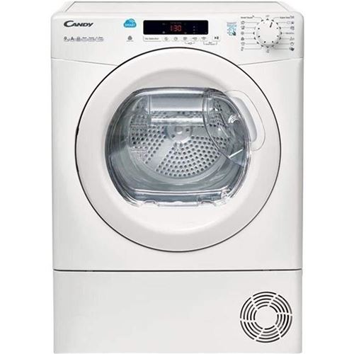 Candy SMART CS H8A2DE-S - Sèche-linge - indépendant - largeur : 59.6 cm - profondeur : 61 cm - hauteur : 85 cm - chargement frontal - blanc