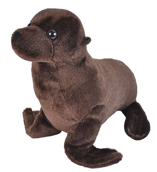 Wild Republic peluche lion de mer junior 20 cm en peluche marron