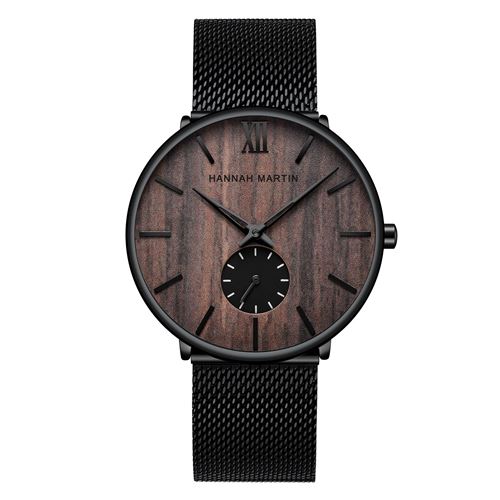 Montre à quartz HANNAH MARTIN Homme HM-1002N - Noir#3(40mm)